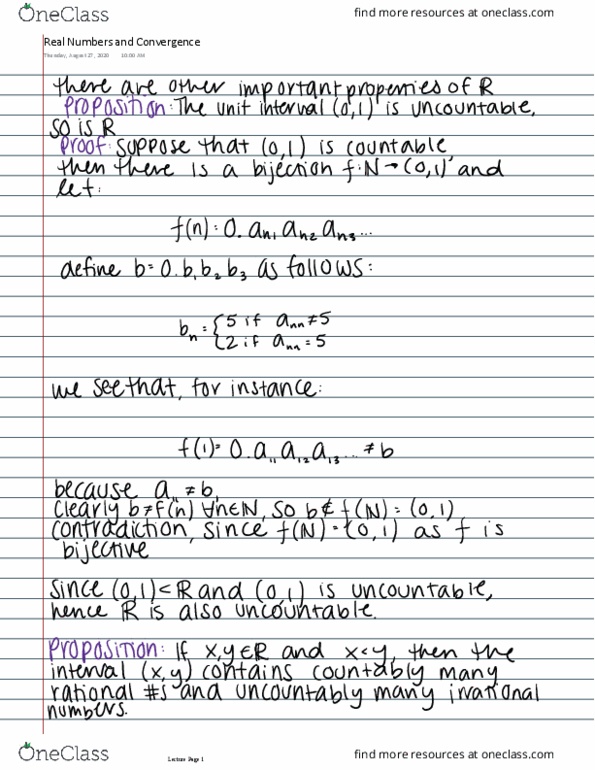 MATH 4301 Lecture Notes - Lecture 13: Real Number thumbnail