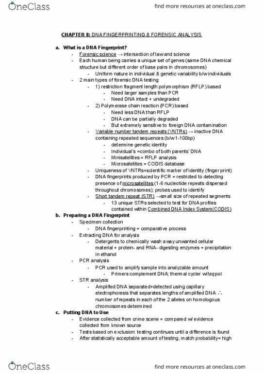 BIO374H5 Chapter Notes - Chapter 8: Thermal Cycler, Amniocentesis, Surrogacy thumbnail