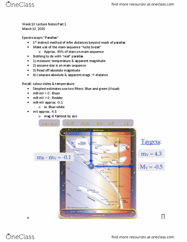 PHYS 190 Lecture Notes - Lecture 10: Main Sequence, Faraday Cage, Star Formation thumbnail