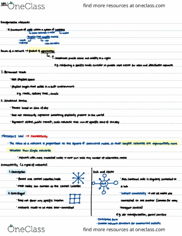 GGR370H5 Lecture Notes - Lecture 2: Package Delivery, Network Ten, Corel thumbnail