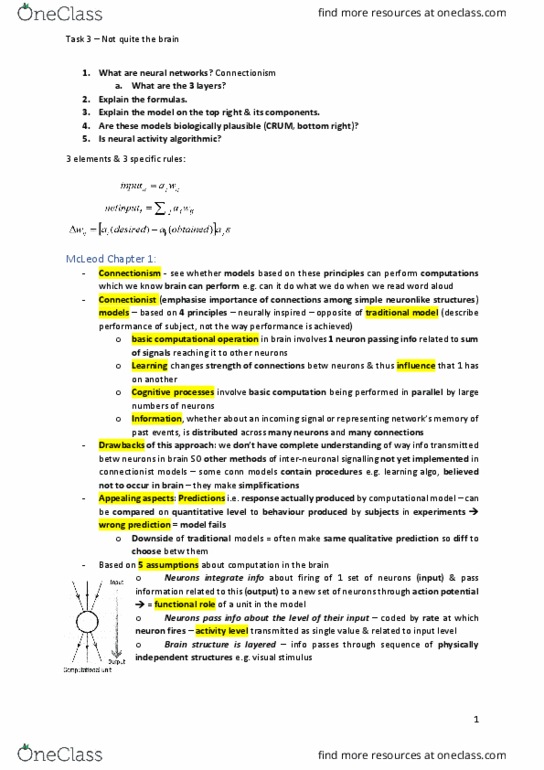 THEATER 335 Lecture Notes - Lecture 10: Depolarization, Distributed Computing, Joule thumbnail
