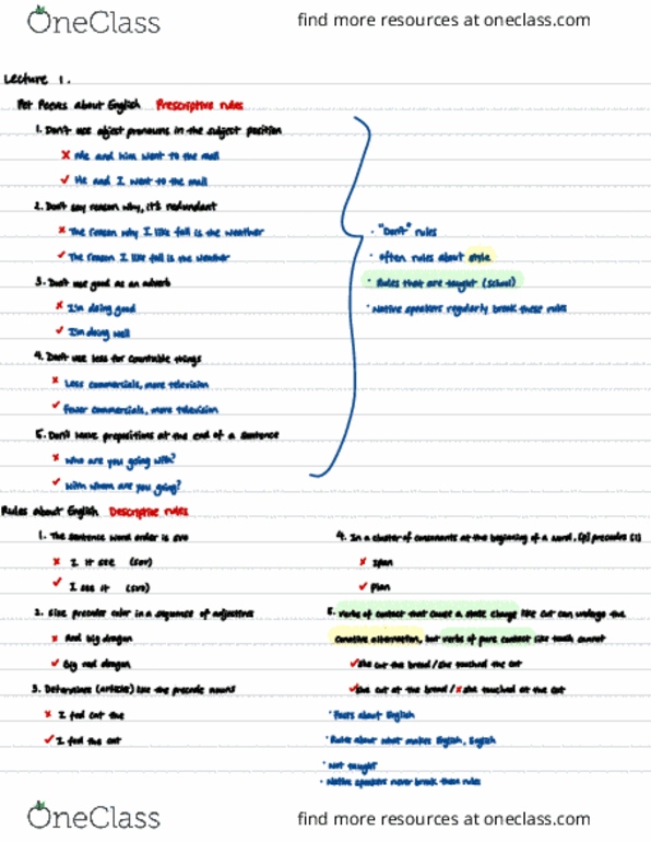 LIN204H5 Lecture Notes - Lecture 1: Bound And Unbound Morphemes, Preposition And Postposition, Circumfix thumbnail