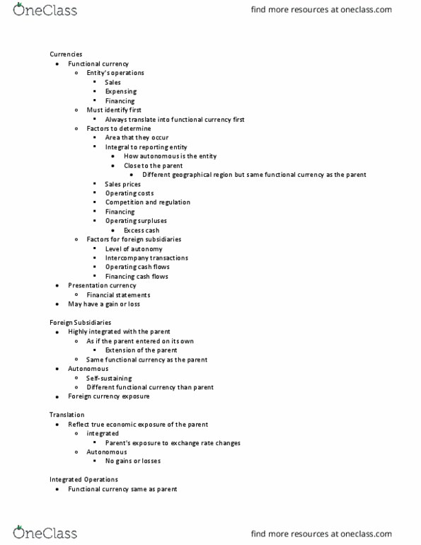 AFM491 Lecture Notes - Lecture 21: Integrated Operations, Financial Statement, Exchange Rate thumbnail