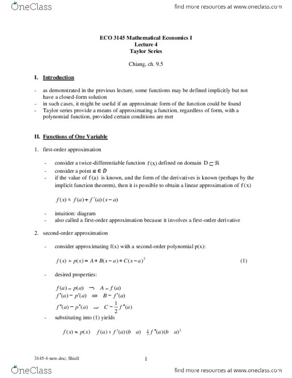 ECO 3145 Lecture 4: Lecture 4.pdf thumbnail