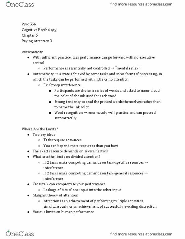 PSYC 336 Lecture Notes - Lecture 5: Overdiagnosis, Methylphenidate, Encephalitis thumbnail