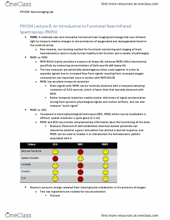 PSYC04H3 Lecture Notes - Lecture 8: Optical Path Length, Prefrontal Cortex, Usb thumbnail