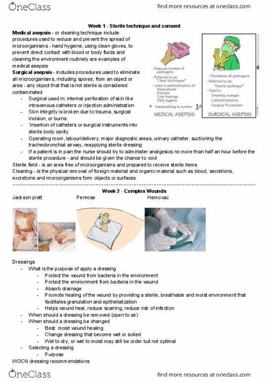 Practical Nursing PNL210 Lecture Notes - Lecture 1: Sepsis, Hematuria, Spina Bifida thumbnail