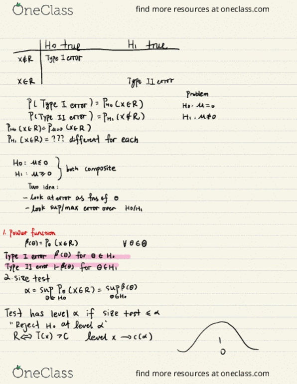 STAT 201B Lecture Notes - Lecture 17: Type I And Type Ii Errors, Emo, Jerzy Neyman thumbnail