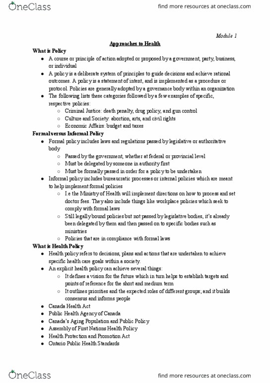 POLS 2910 Lecture Notes - Canadian Federalism, Constitutional Basis Of Taxation In Australia, Homeopathy thumbnail