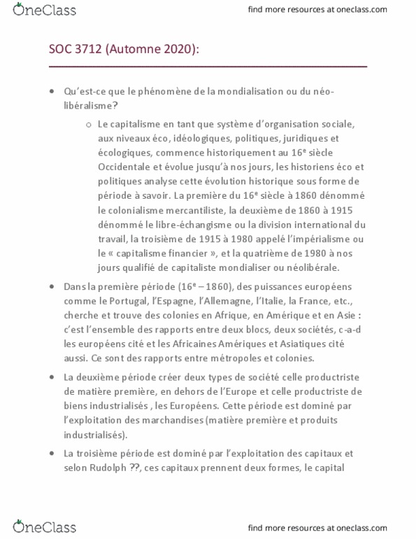 SOC 3712 Lecture 14: mondialisation, 4 périodes capitalisme Touraine thumbnail