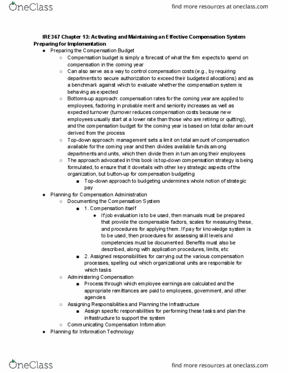 IRE367H1 Chapter Notes - Chapter 13: Procedural Justice, Internal Control, Absenteeism thumbnail