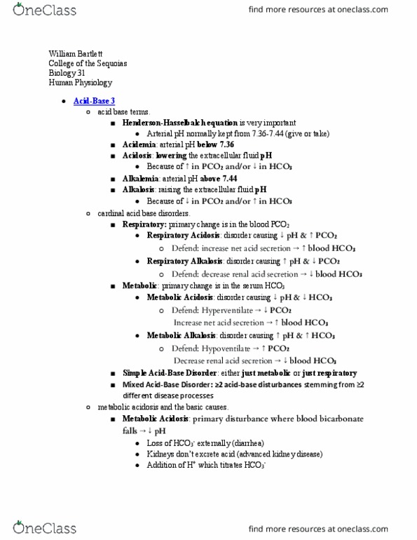 BIOL 031 Lecture Notes - Lecture 22: Proximal Tubule, Uremia, Kidney Stone Disease thumbnail