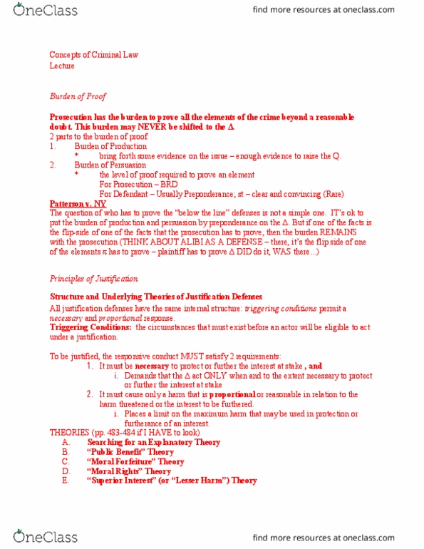 ADMJ 103 Lecture Notes - Lecture 23: Deadly Force thumbnail