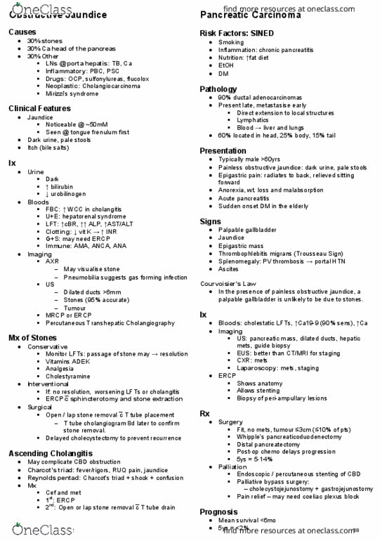 HTHSCI 2F03 Lecture Notes - Lecture 5: Porta Hepatis, Celiac Plexus, Endoscopic Retrograde Cholangiopancreatography thumbnail