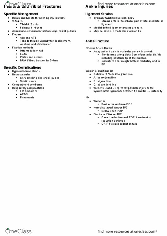 HTHSCI 2F03 Lecture Notes - Lecture 22: Hypovolemia, Deltoid Ligament, Sciatic Nerve thumbnail