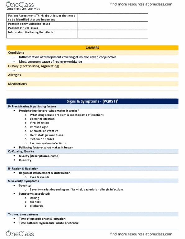 BIOL 4010 Lecture Notes - Lecture 6: Bacitracin, Keratitis, Rosacea thumbnail