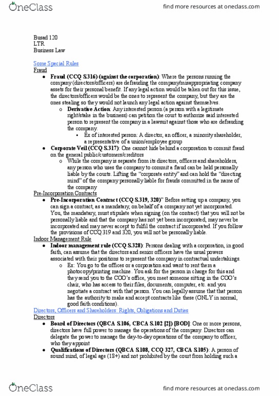 BUSAD 120 Lecture Notes - Lecture 26: Qst, Fiduciary, List Of Compositions By Franz Liszt thumbnail