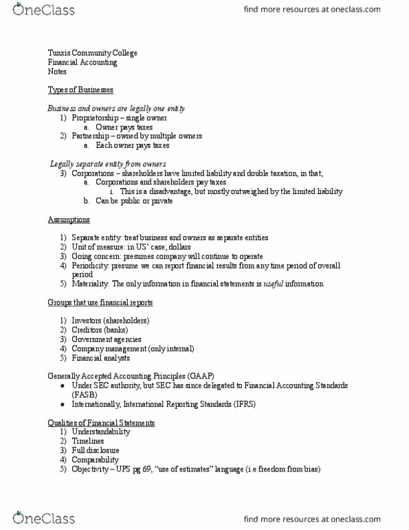 ACC 113 Lecture Notes - Lecture 26: Double Taxation, Financial Statement, Income Statement thumbnail