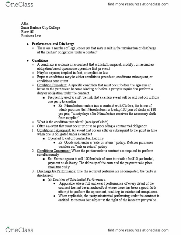 BLAW 101 Lecture Notes - Lecture 29: Santa Barbara City College, Court Costs, Security Interest thumbnail