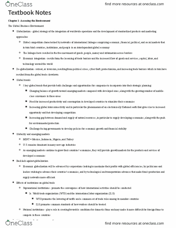 PSY 351 Chapter Notes - Chapter 1: Equity Sharing, Trade Bloc, Mercosur thumbnail