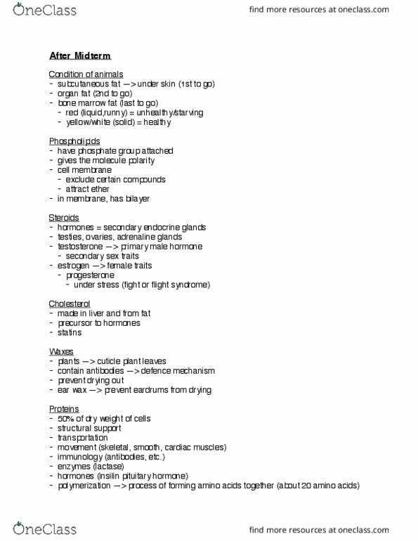 BIOL-1506EL Lecture Notes - Lecture 2: Guanine, Cell Nucleus, Active Transport thumbnail