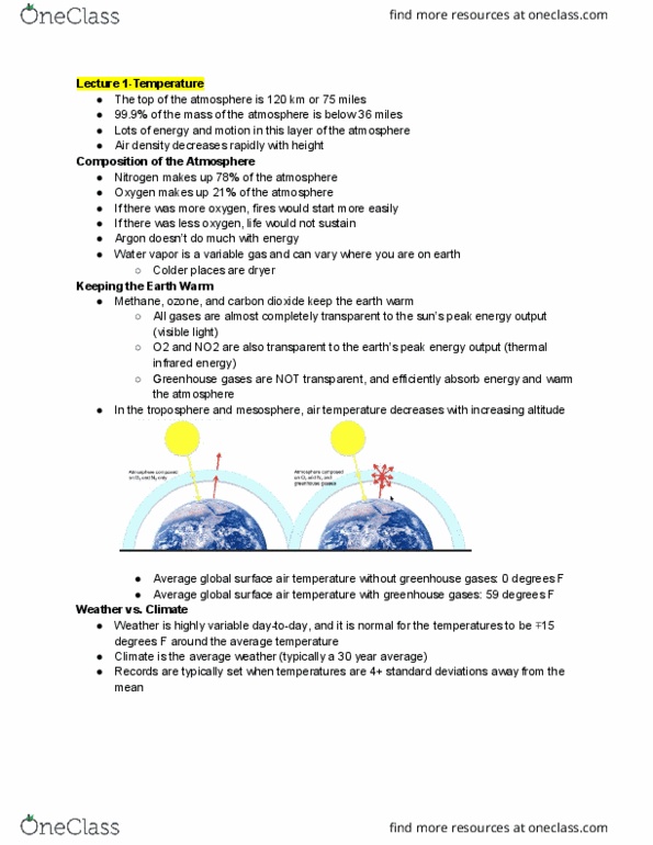 ATMS 120 Lecture Notes - Lecture 1: Water Vapor, Tropopause, Flashlight thumbnail