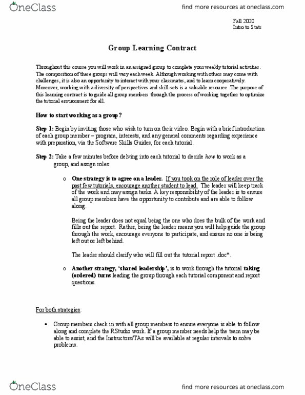 KNPE 153 Lecture : Group Learning Contract_STATS FALL 2020 thumbnail