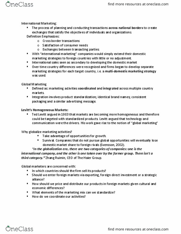 GMS 522 Lecture Notes - Lecture 1: Multilateral Trade Negotiations, 1997 Asian Financial Crisis, Outsourcing thumbnail