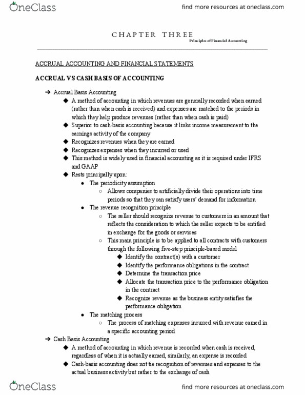ACCT 1510 Chapter Notes - Chapter 3: Personal Finance, Financial Statement, Retained Earnings thumbnail