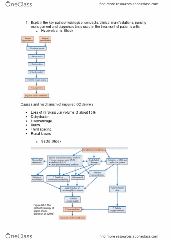 NUR5002 Lecture Notes - Lecture 8: Nursing Assessment, Cardiac Output, Anaphylaxis thumbnail