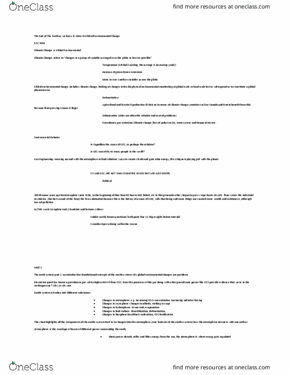 GEOG 2030 Lecture Notes - Lecture 1: Soybean, Kyoto Protocol, Chewing Gum thumbnail