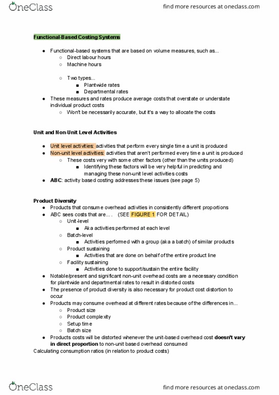 ACC 406 Lecture Notes - Lecture 7: Performance Measurement, Indirect Costs, Volkswagen Emissions Scandal thumbnail