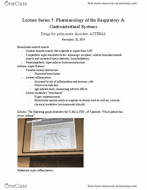 MUSIC 1A03 Lecture Notes - Lecture 6: Bronchoconstriction, Bronchodilator, Bronchiole thumbnail