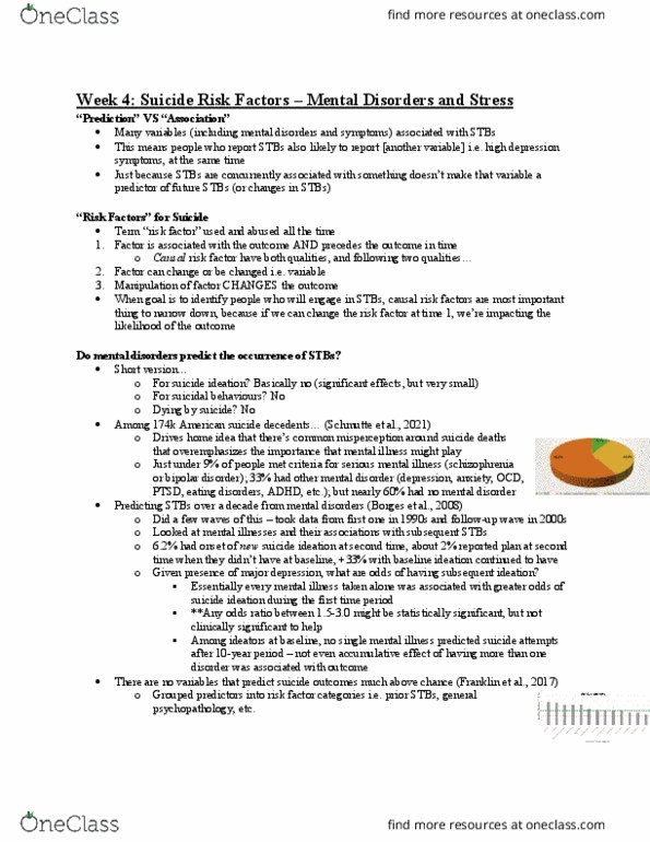 PSYC 480 Lecture Notes - Lecture 4: Bipolar Disorder, Suicidal Ideation, Psychopathology thumbnail