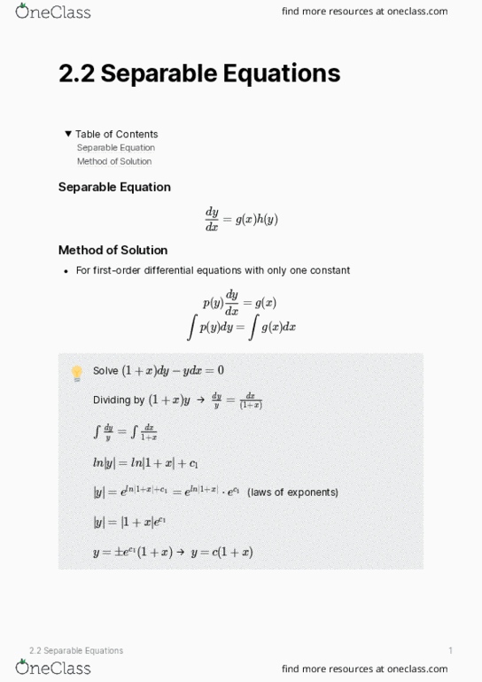 ENGR 213 Lecture Notes - Lecture 2: Elementary Function, Antiderivative thumbnail