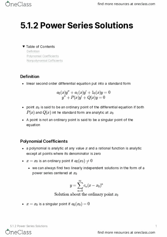 ENGR 213 Lecture 16: 5.1.2_Power_Series_Solutions thumbnail