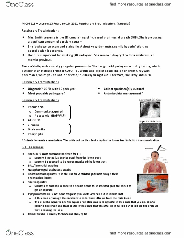 MICI 4218 Lecture Notes - Lecture 13: Otitis Media, Human Body Temperature, Eardrum thumbnail