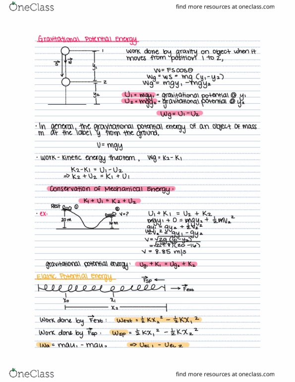 PHY 2048 Lecture Notes - Lecture 7: V Engine, Inequation, Interleukin 9 thumbnail