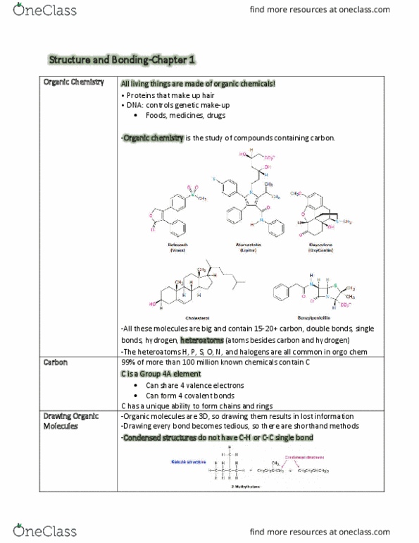 CHM136H1 Lecture Notes - Lecture 2: Valence Electron, Covalent Bond, Quantum Mechanics thumbnail