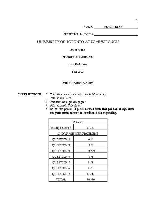 MGEC71H3 Lecture Notes - Lecture 3: University Of Toronto Scarborough, Yield Spread, Nominal Interest Rate thumbnail