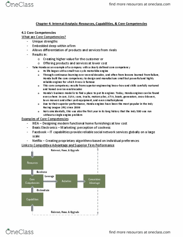 BUS 498 Lecture Notes - Lecture 4: Beats Electronics, Ikea, Competitive Advantage thumbnail