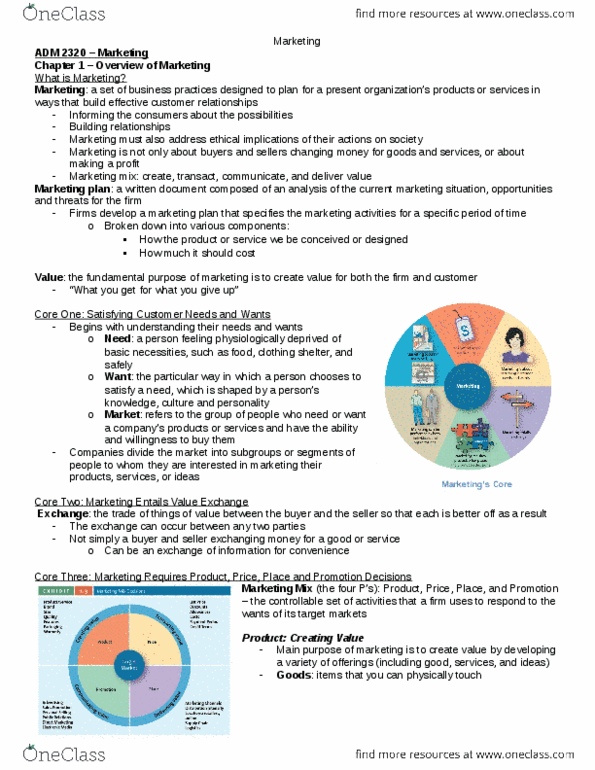 ADM 2320 Lecture Notes - Informa thumbnail