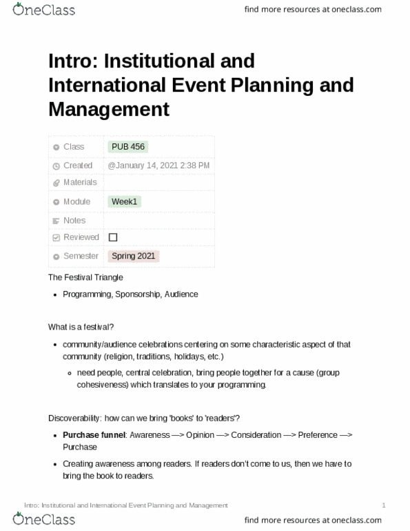 PUB 456 Lecture Notes - Lecture 1: Purchase Funnel, Group Cohesiveness, Bc Book Prizes thumbnail