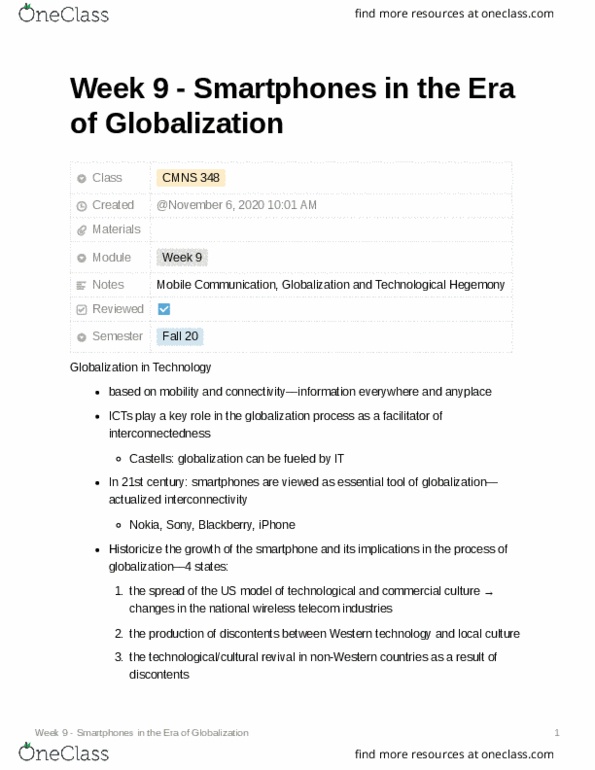 CMNS 348 Lecture 9: Smartphones in the Era of Globalization thumbnail