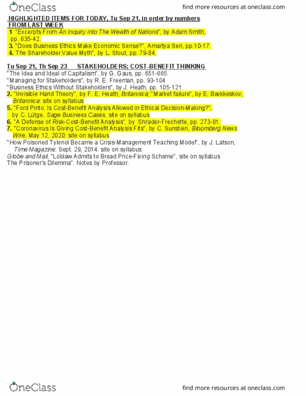 PHI 2397 Lecture Notes - Lecture 5: Amartya Sen, Coronavirus, Business Ethics thumbnail