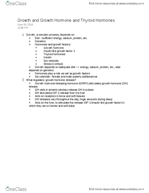 PSL300H1 Lecture Notes - Lecture 4: Myeloma Protein, Osteoclast, Cyclic Adenosine Monophosphate thumbnail