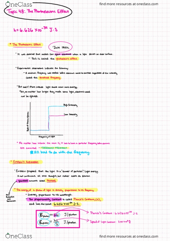 CHEM 1211K Lecture Notes - Lecture 1: Photon, Radiant Energy, Barium thumbnail