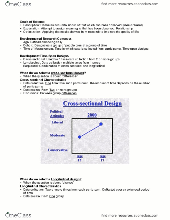 PSYC 160 Lecture Notes - Lecture 1: Language Development, Longitudinal Study thumbnail