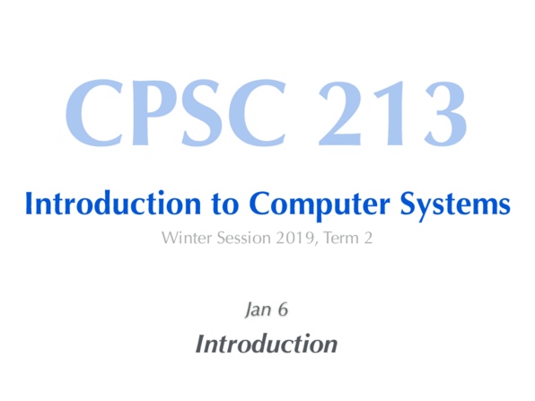 Syllabus for CPSC 213 XIAO, BO ROBERT thumbnail