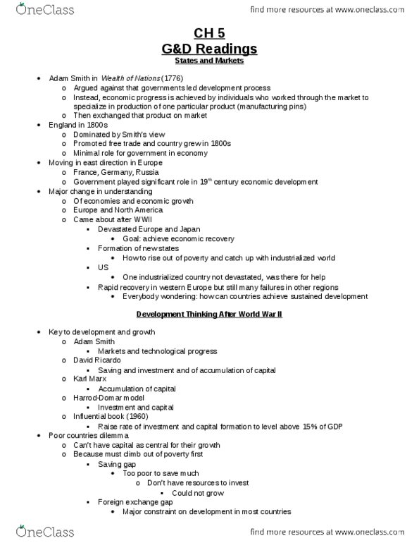 ECON 3550 Chapter Notes -Marshall Plan, Capital Formation, Vestment thumbnail